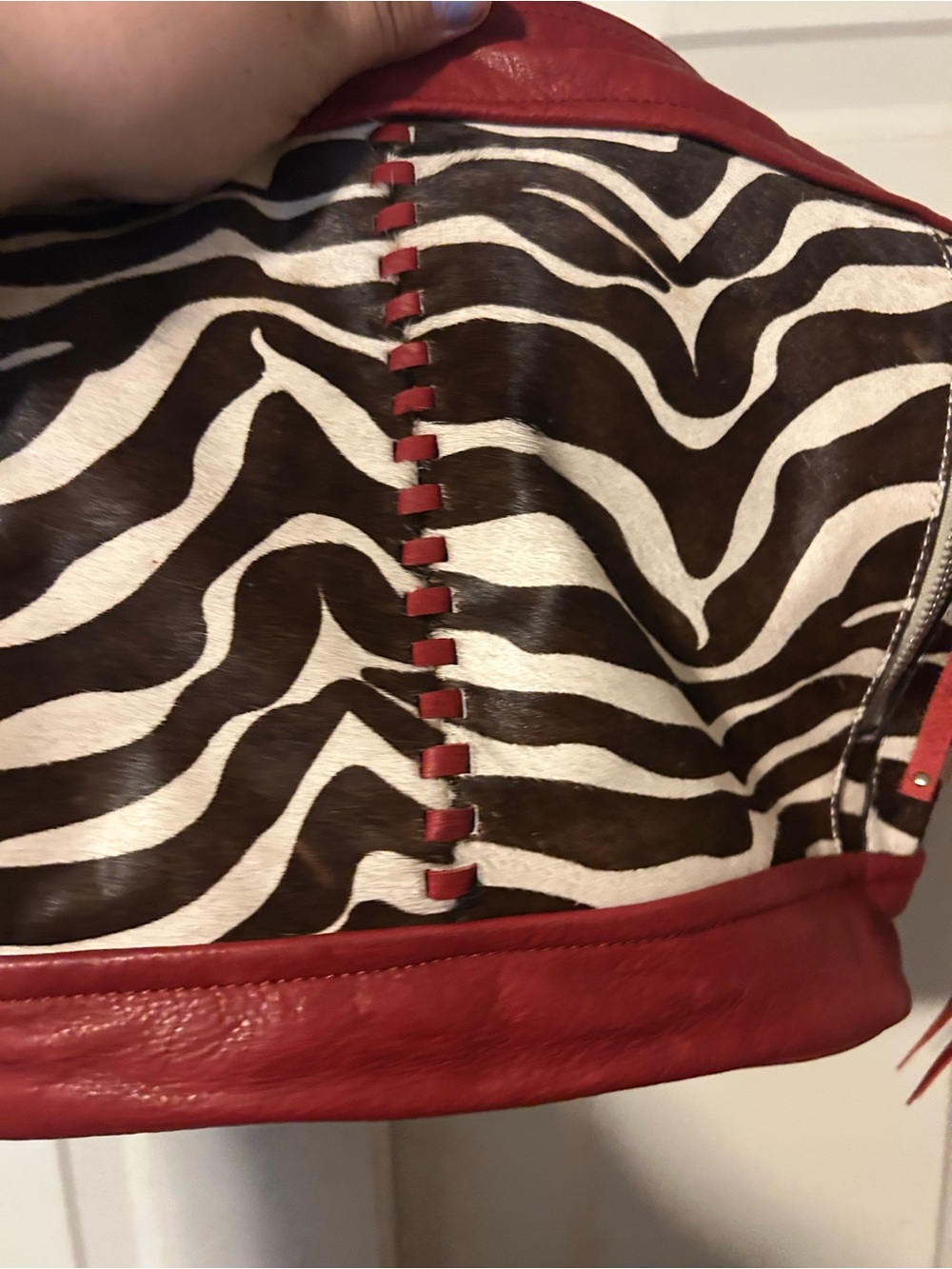 B. Markowsky, Zebra Print, Shoulder Bag - Picture 12 of 16
